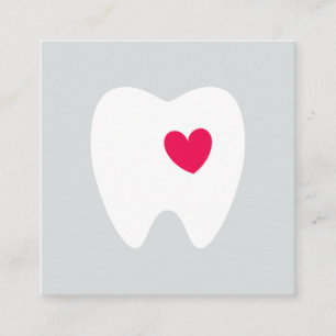 Tand- tandläkareorthodontist för tand och för fyrkantigt visitkort