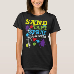 Tand Tape Spray Repeat Car Information om automati T Shirt