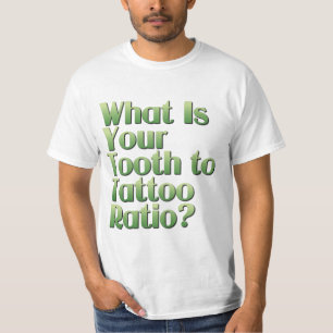 Tand till Tattoproportioner T-shirt