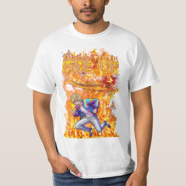 Tänd upp t shirt (Framsida)