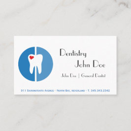 Tand- visitkort för elegant tandlogotyptandläkare tidsbeställning kort