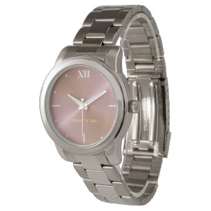 Tända - den rosa metalliska Perfekt eWatchklockan Armbandsur