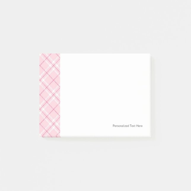 Tända - den rosa plädet post-it block (Framsida)