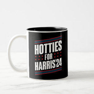 Tända för Kamala Harris 2024 Två-Tonad Mugg