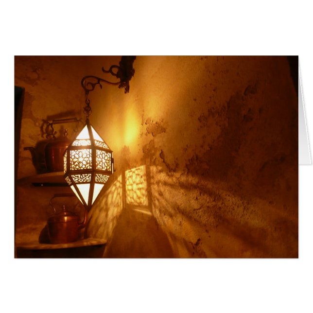 Tända i marockanskt kök OBS kort (Framsidan Horizontal)