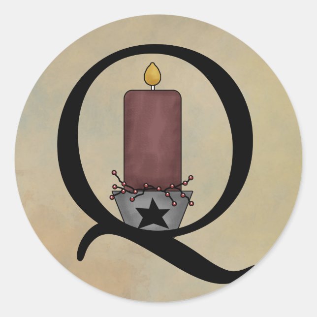 tända ljusstreck runt klistermärke (Framsida)