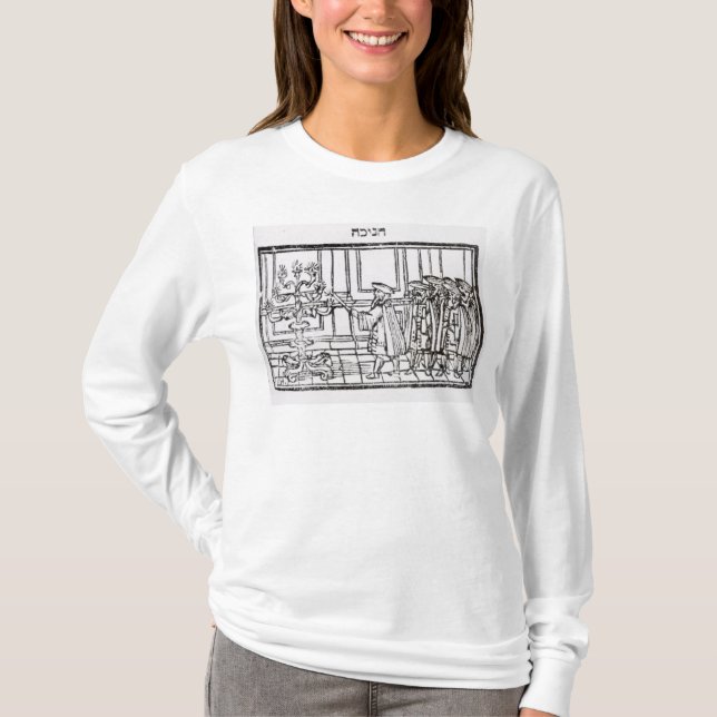 Tända menoran t shirt (Framsida)