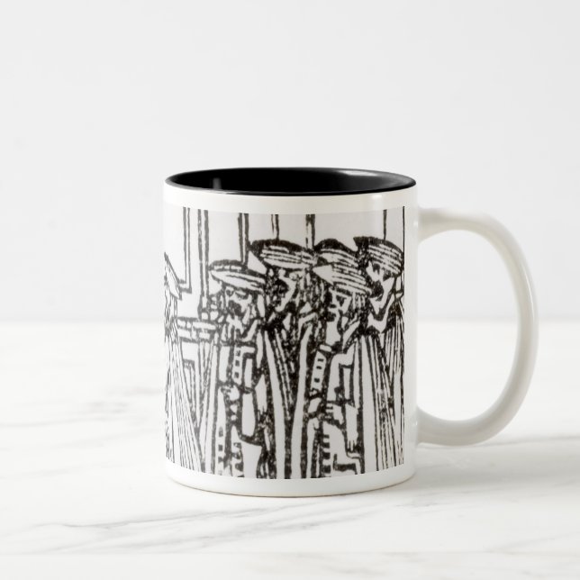 Tända menoran Två-Tonad mugg (Höger)