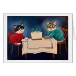 Tända mitt avfyrar hälsningskort