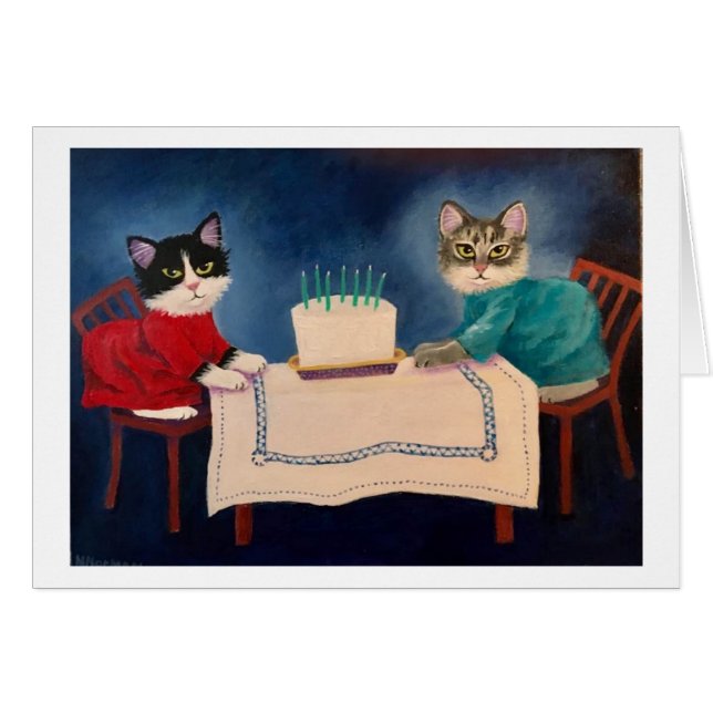 Tända mitt avfyrar hälsningskort (Framsidan Horizontal)