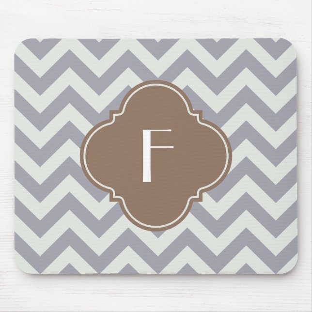Tända - monogramen för grå musmatta (Framsidan)
