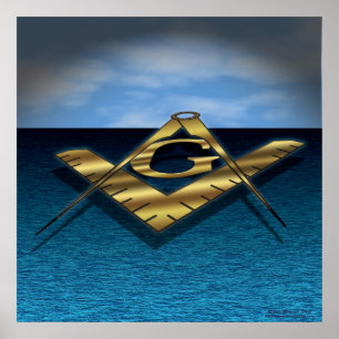 Tända över havet poster