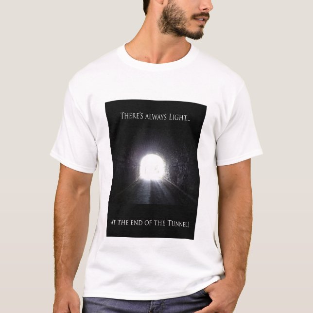 Tända på avsluta av tunnelT-tröja Tee Shirt (Framsida)