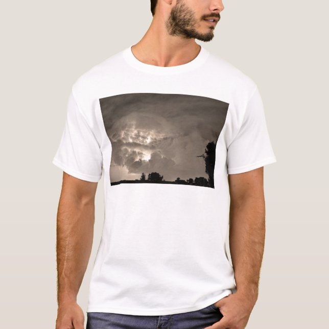 Tända ShowSepia Tee Shirt (Framsida)