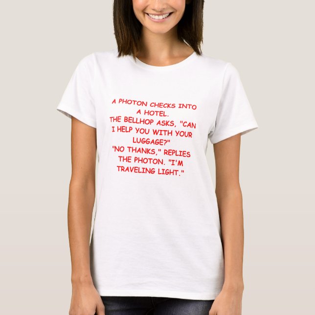 tända skämtet tee shirt (Framsida)