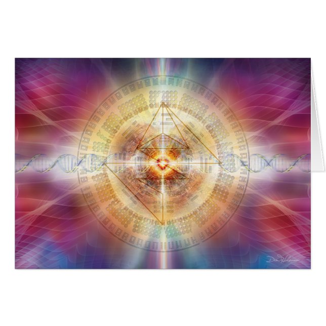 Tända skuggar in #004H Hälsningskort (Framsidan Horizontal)