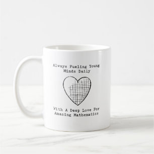 Tända unga sinnen med kärlek till fantastisk matem kaffemugg