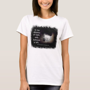 Tända vs den mörka citationsteckent-skjortan t-shirt