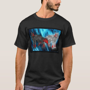 Tända Vs. den mörka vargT-tröja T Shirt