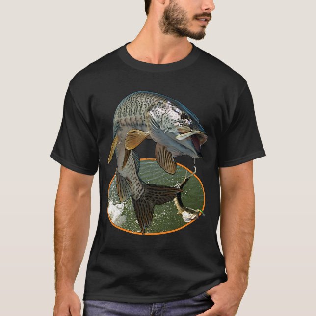 Tandad muskyflykt t shirt (Framsida)