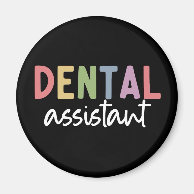 Tandassistent | Gåvor till assistenttandläkare Magnet (Framsidan)