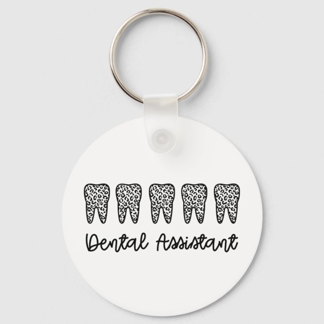 Tandassistent | Gåvor till assistenttandläkare Nyckelring (Framsida)