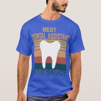 Tandassistent med bästa tandläkarassistent, alltid t shirt
