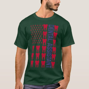 Tandassistent med bästa tandläkarassistent, alltid t shirt