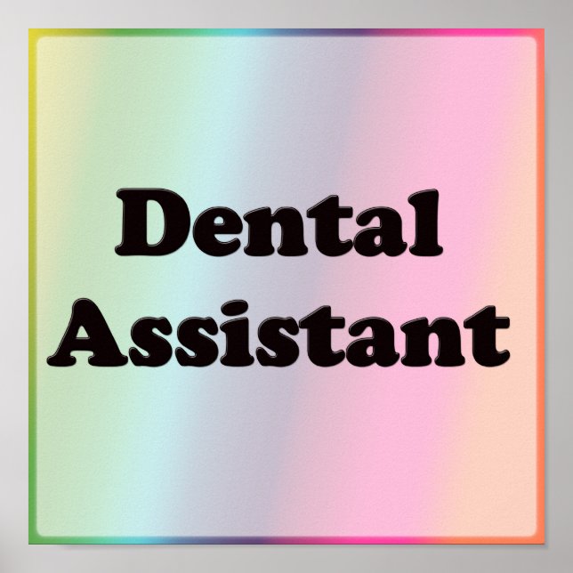 Tandassistent Poster (Framsidan)