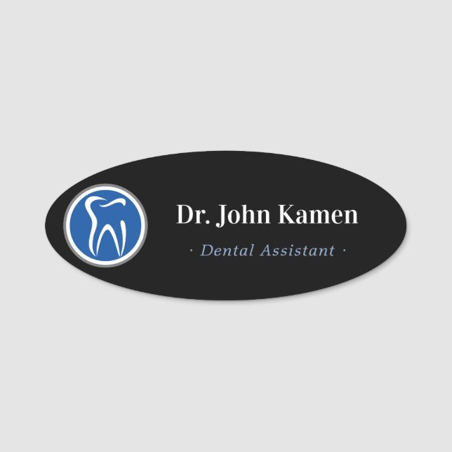 Tandassistent | Tionde Logotypen Namnbricka (Framsida)