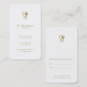 Tandavtalskort   Rosa Dentist Tidsbeställning Kort