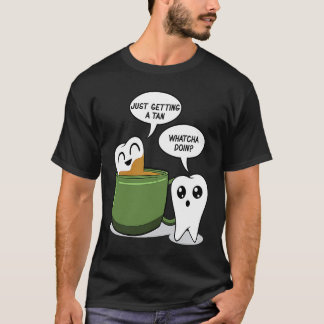 Tandbad i kaffe  Tandläkare Tandvårdshjälpmedel T Shirt