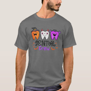 Tandbesättningssläktet Halloween Funny Dentist A T Shirt