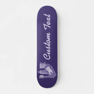 Tandborrdäck Mini Skateboard Bräda 18,5 Cm