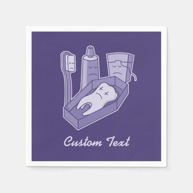 Tandborrsiga Pappra blöjor Pappersservett (Framsidan)