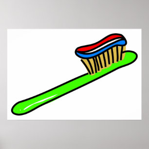 Tandborste Poster