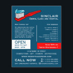 Tandborste & tandkräm, Tandvård, tandprovert Flygblad<br><div class="desc">Toothbrush & Toothpaste,  Tandvård,  Dentist Advertising Flyer från Affärskortet Store.</div>