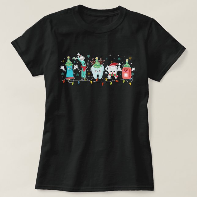 tandchristmas t shirt (Design framsida)