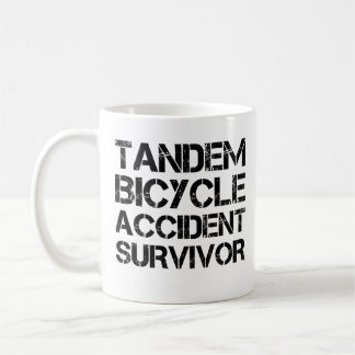Tandem Bicycle Accident Survivor Kaffemugg