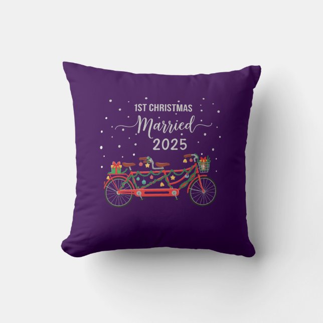 Tandem Bicycle, gift 2025 Kudde (Framsida)