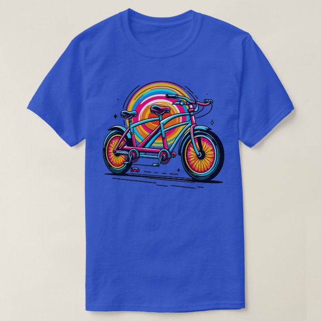 Tandem Bike 3 T Shirt (Design framsida)