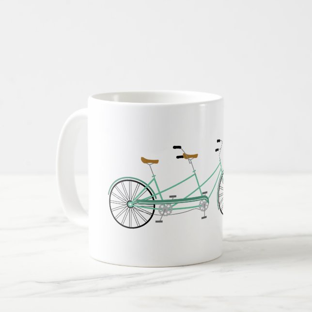 Tandem Bike Kaffemugg (Framsida vänster)