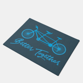 Tandem Cycling Hellre tillsammans Blue Bike