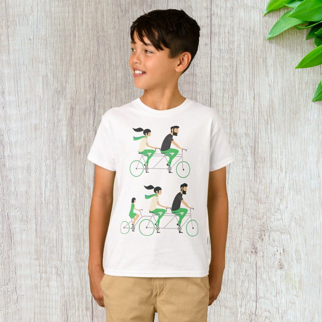 Tandem Cyclists T Shirt (Skapare uppladdad)