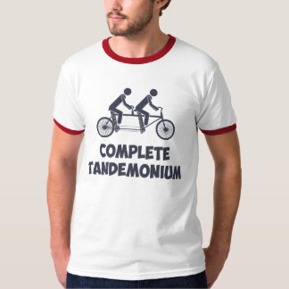 Tandem cykel färdiga Tandemonium Tee Shirt