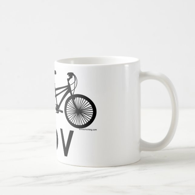 Tandem cykel för HOV Kaffemugg (Höger)