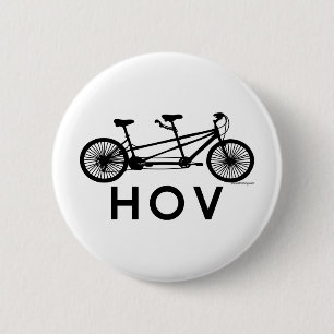 Tandem cykel för HOV Knapp