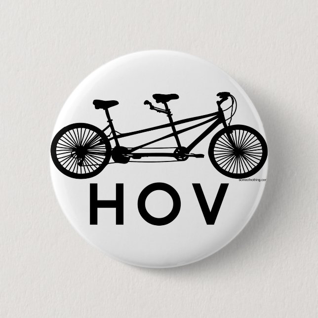 Tandem cykel för HOV Knapp (Framsida)