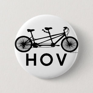 Tandem cykel för HOV Knapp