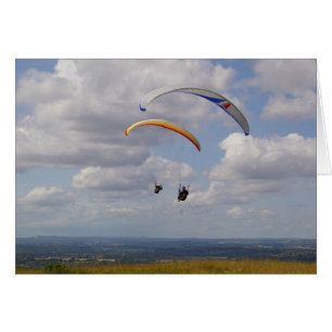 Tandem Gliding Hälsningskort